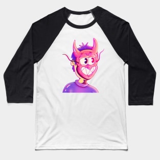 Devil mask Baseball T-Shirt